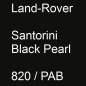 Preview: Land-Rover, Santorini Black Pearl, 820 / PAB.